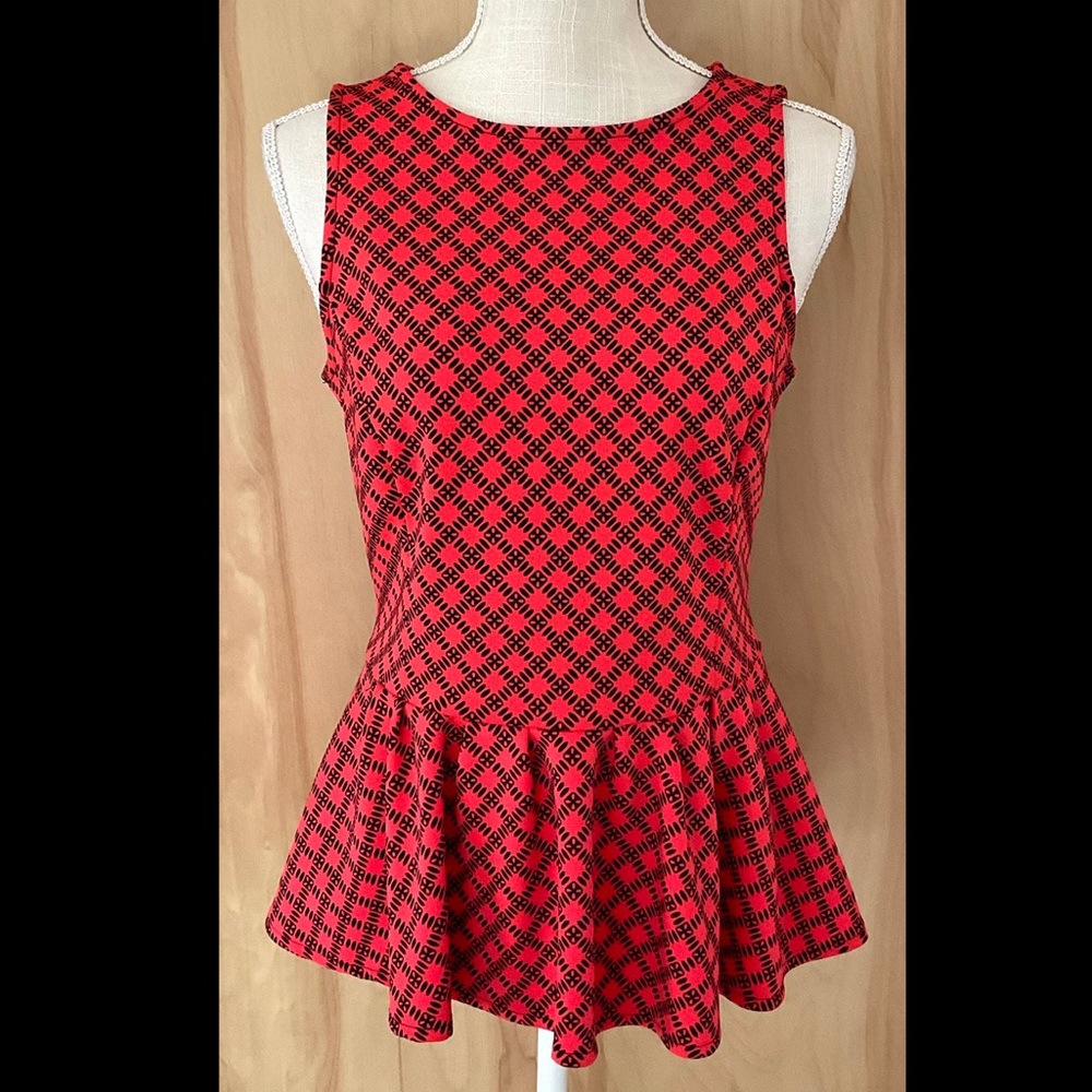 Worthington women's peplum sleeveless blouse - NWOT